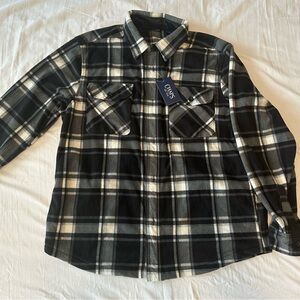 Chaps Flannel Outerwear Jacket / Shirt NWT